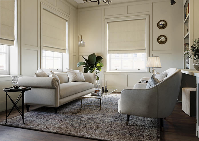 Wexley, Light Khaki - Twist&Fit Roman Blind - Image 7